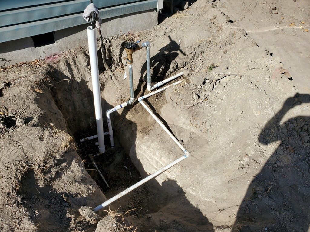Stop & waste valve and backflow preventer installa