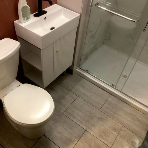 We recently had one of our bathrooms renovated. I 