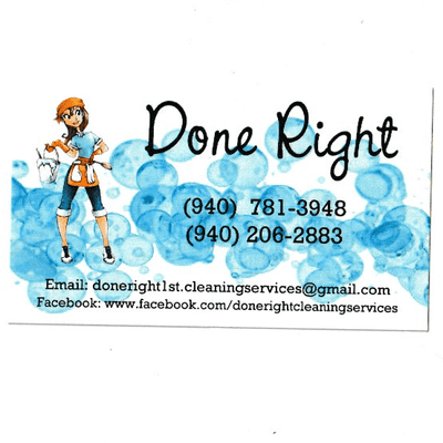 Avatar for Done Right Cleaning Services