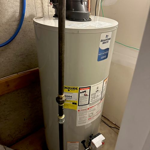 Installed water heater. The contractor is very res