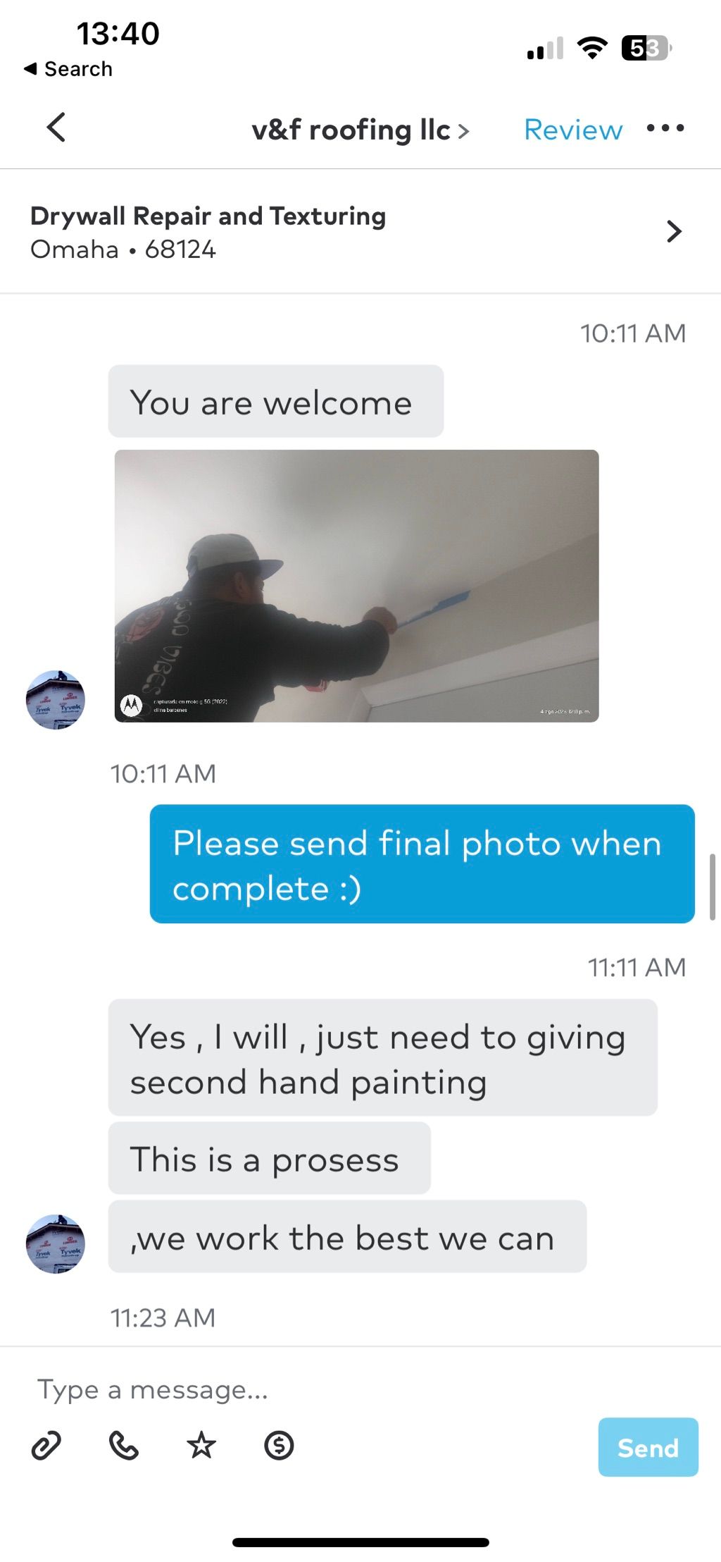 Customer photos