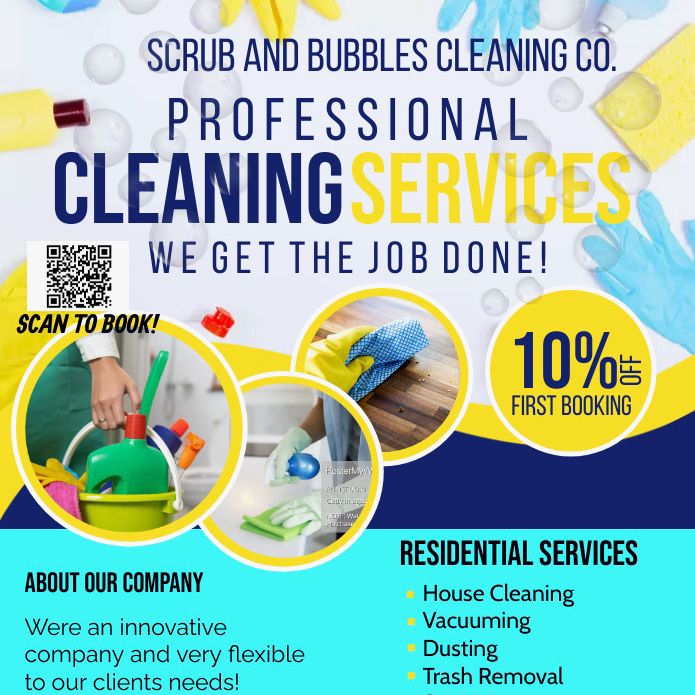 Scrub and Bubbles Cleaning