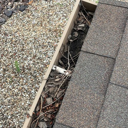 call us to get your gutters clean!