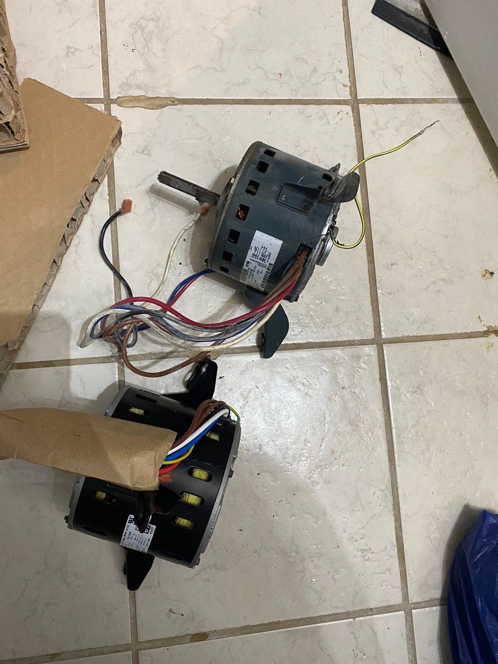 Furnace blower motor replacement (repair)