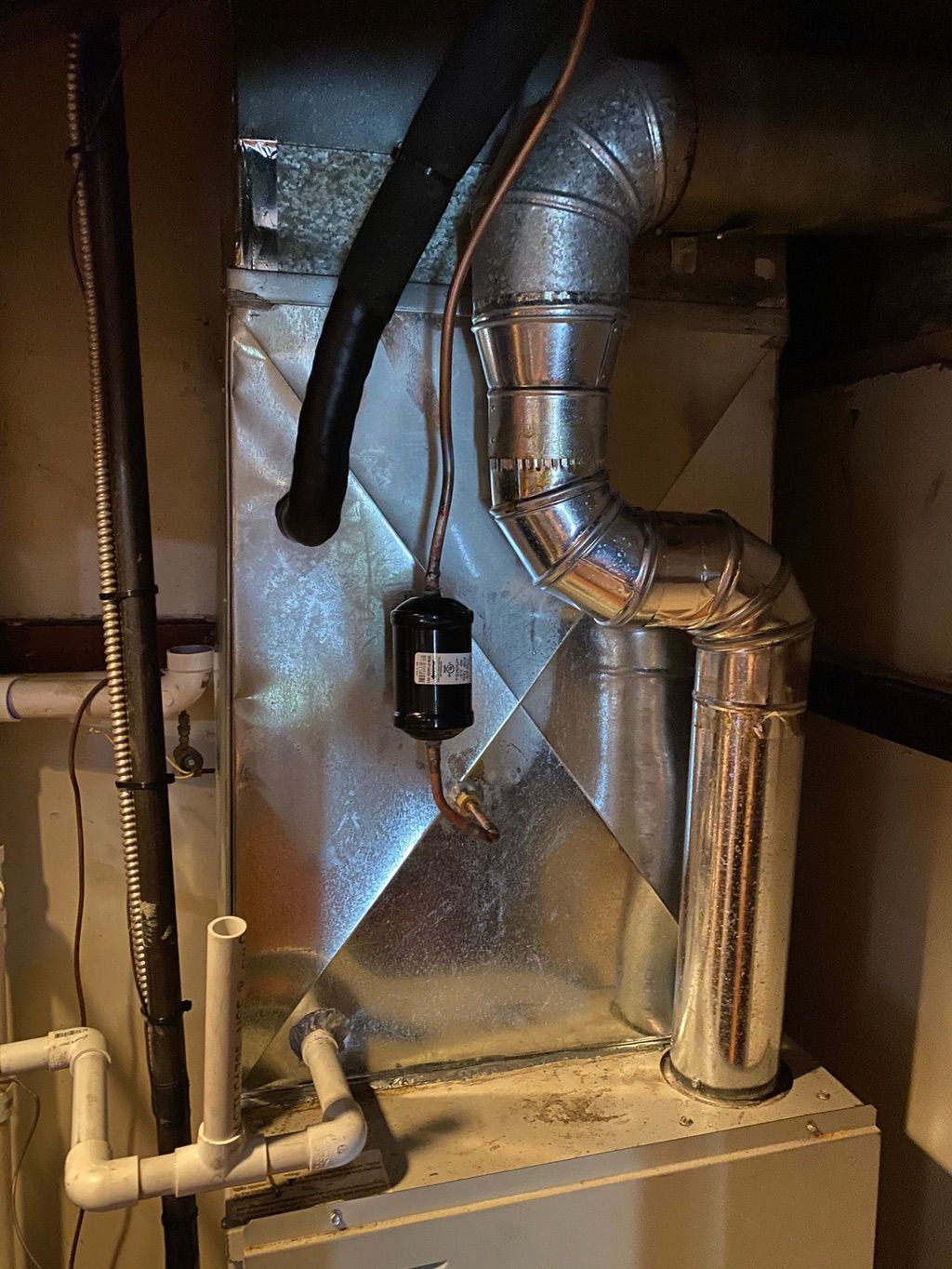  A/C and Coil installation (after)