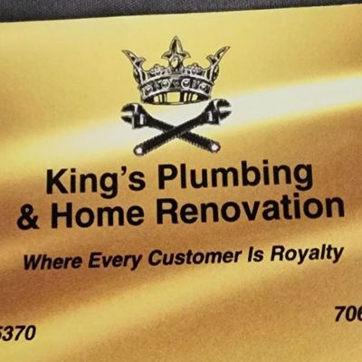 Avatar for Kings Plumbing & Home Renovation