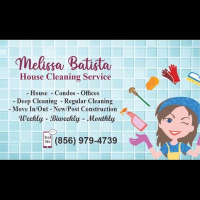Avatar for Melissa Batista House cleaning service