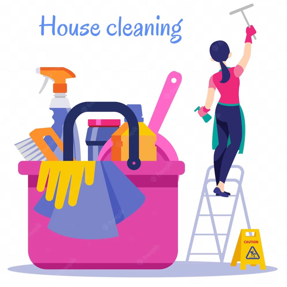 Clean and fresh, house cleaning service