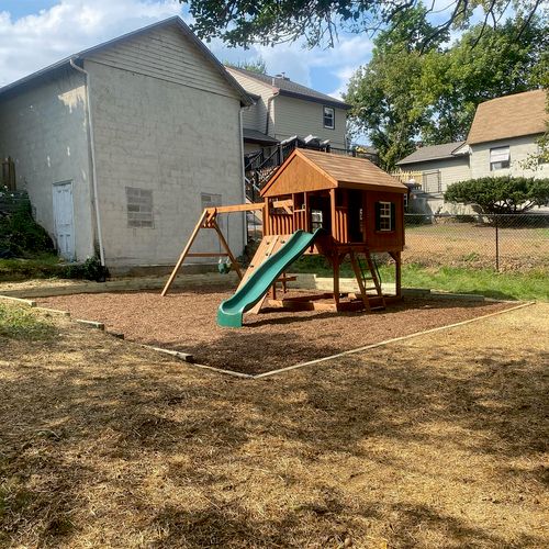 Playground Area and Mulch Installation 