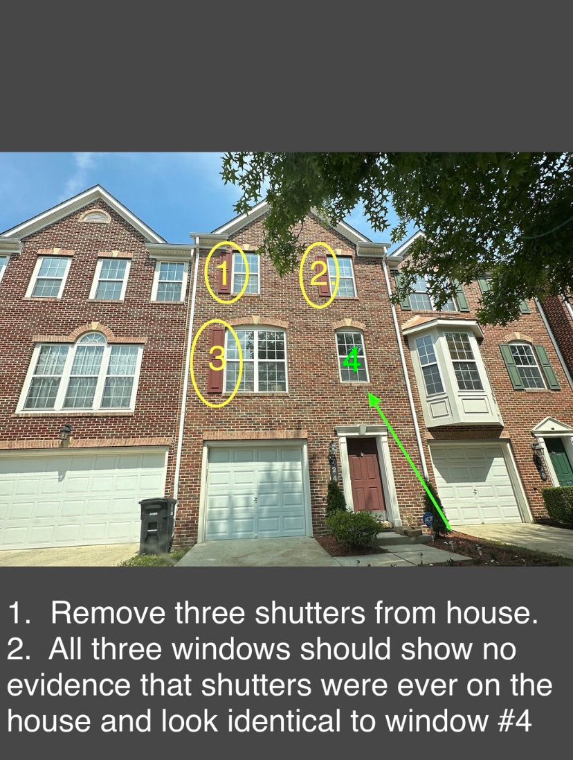 Remove Shutters  06/11 1/3
