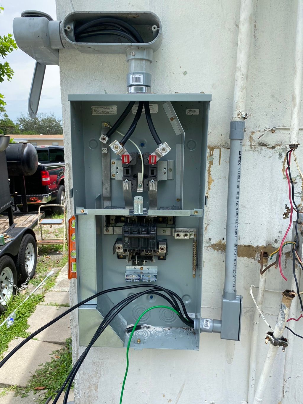 Installing new panel