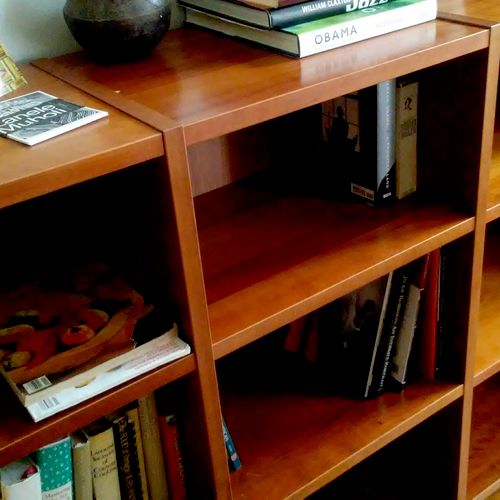 I have no complaints at all. A bookcase that had s