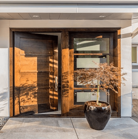 Berkeley property, custom wood and window framed d