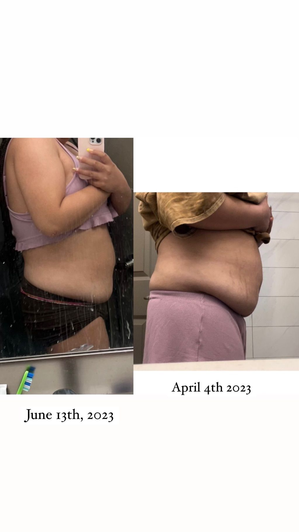 Client progress pic after training with me 2 days 