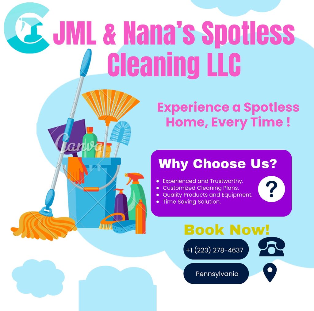 JML & Nana’s Spotless Cleaning LLC
