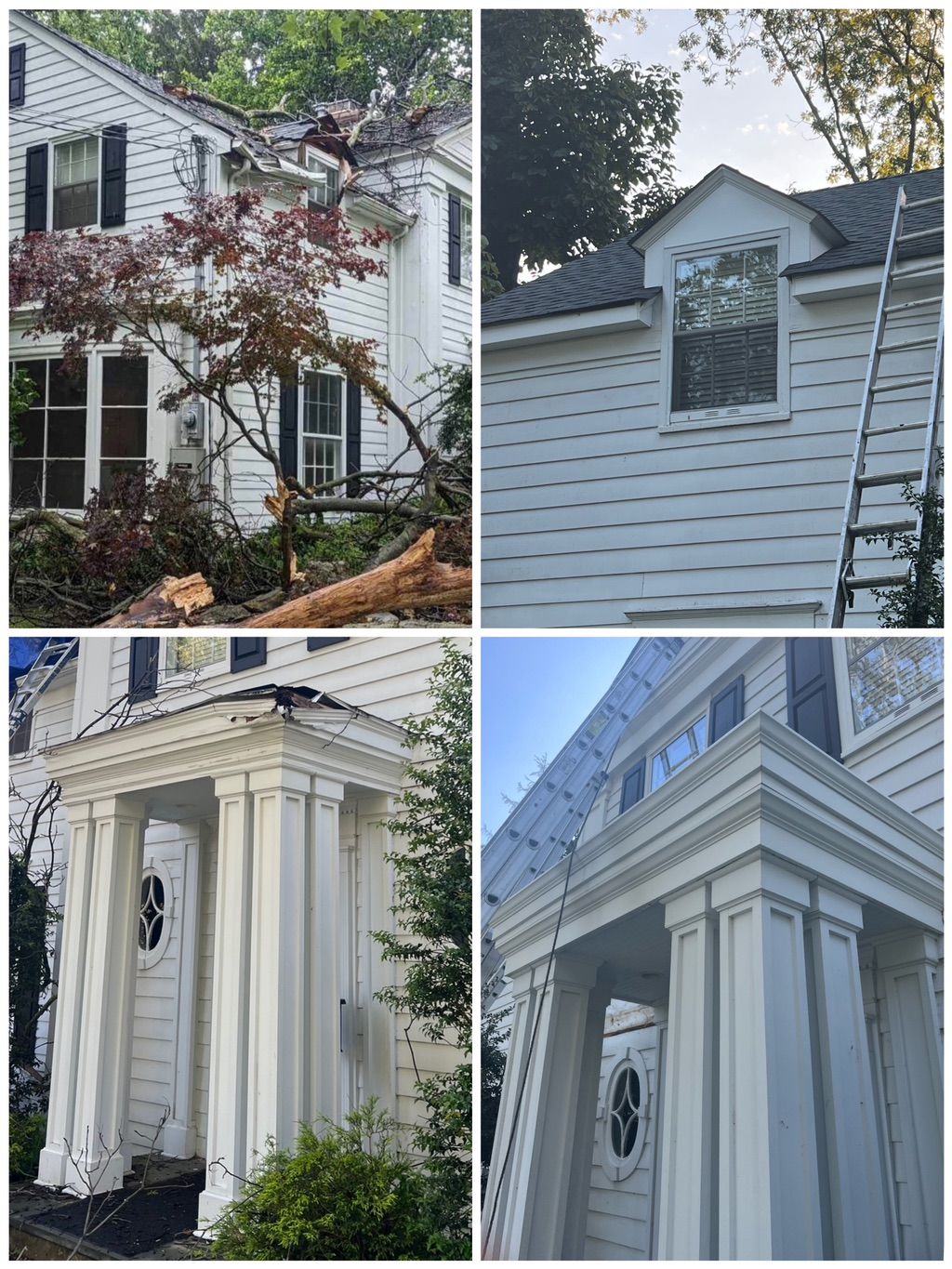 Tree Damage - No Problem
Before & After 