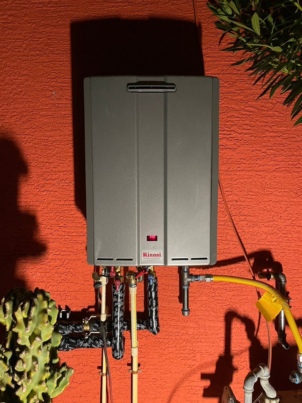 Exterior Tankless install 