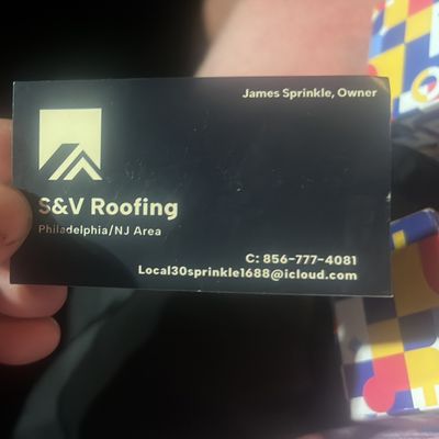 Avatar for S&V Roofing