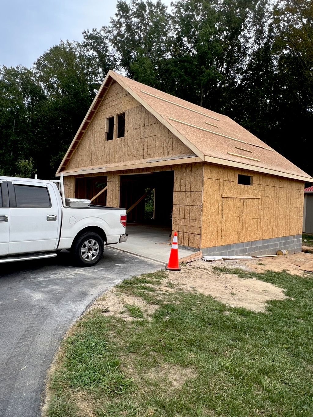 This is a garage, 30’ x 25’