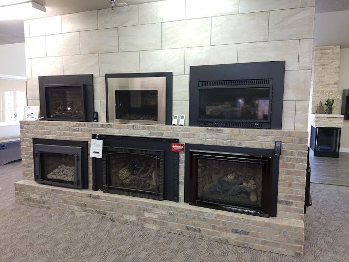 One Of Our Many Fireplace Walls At Our Sandy Locat