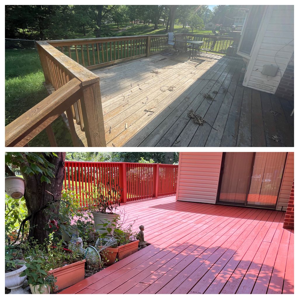 Deck Staining and Sealing