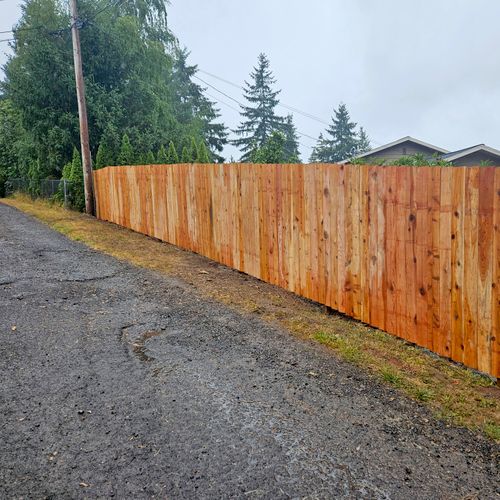 Great job on privacy fence