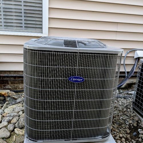 Carrier ac and coil installation