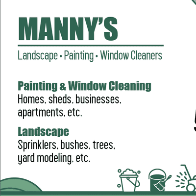 Avatar for Manny's painting ,landscape ,window cleaners