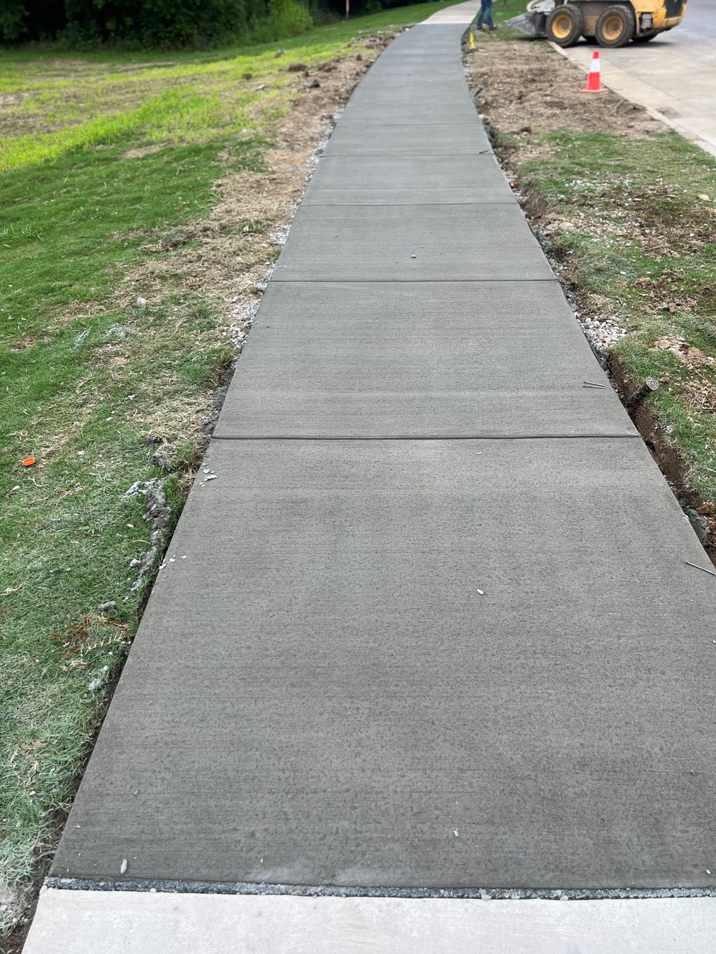 Broom Finish Sidewalk