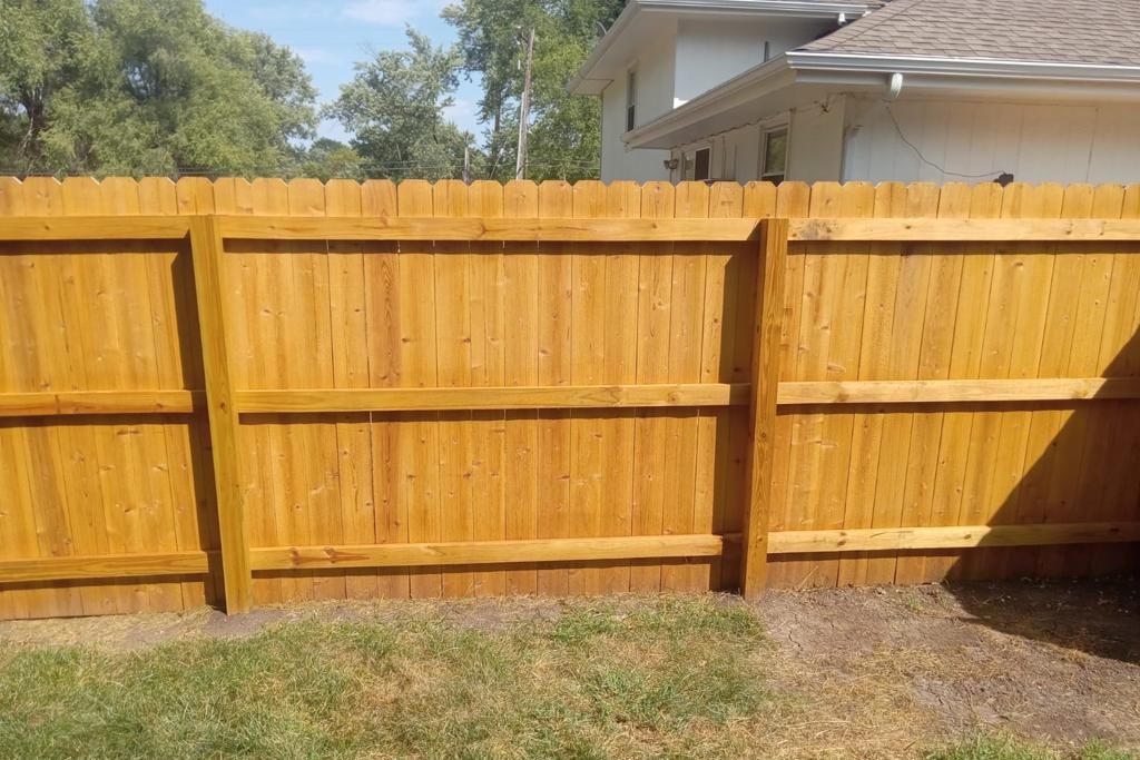 Fence Painting project from 2023