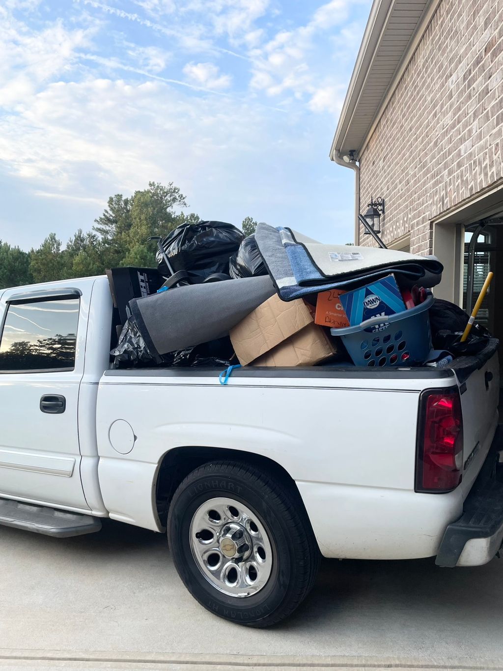 And the after picture junk removal 