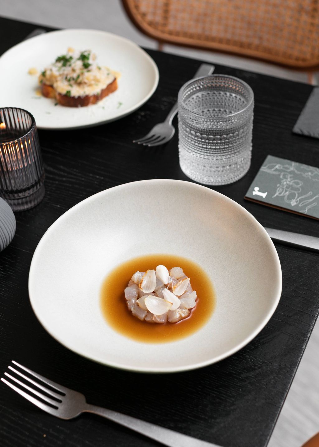 Winter Flounder and Burnt Onion Dashi