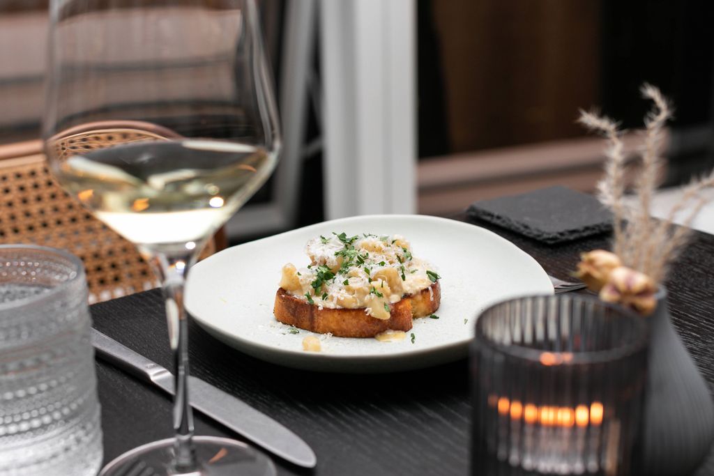 Salsify and Oyster Toast