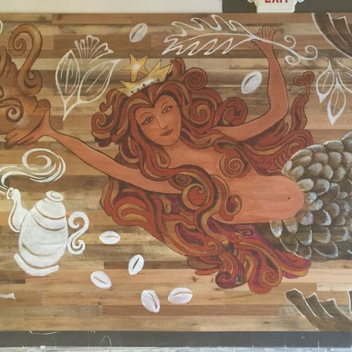 Starbucks sieren mural - Jungle Jims - Fairview, O