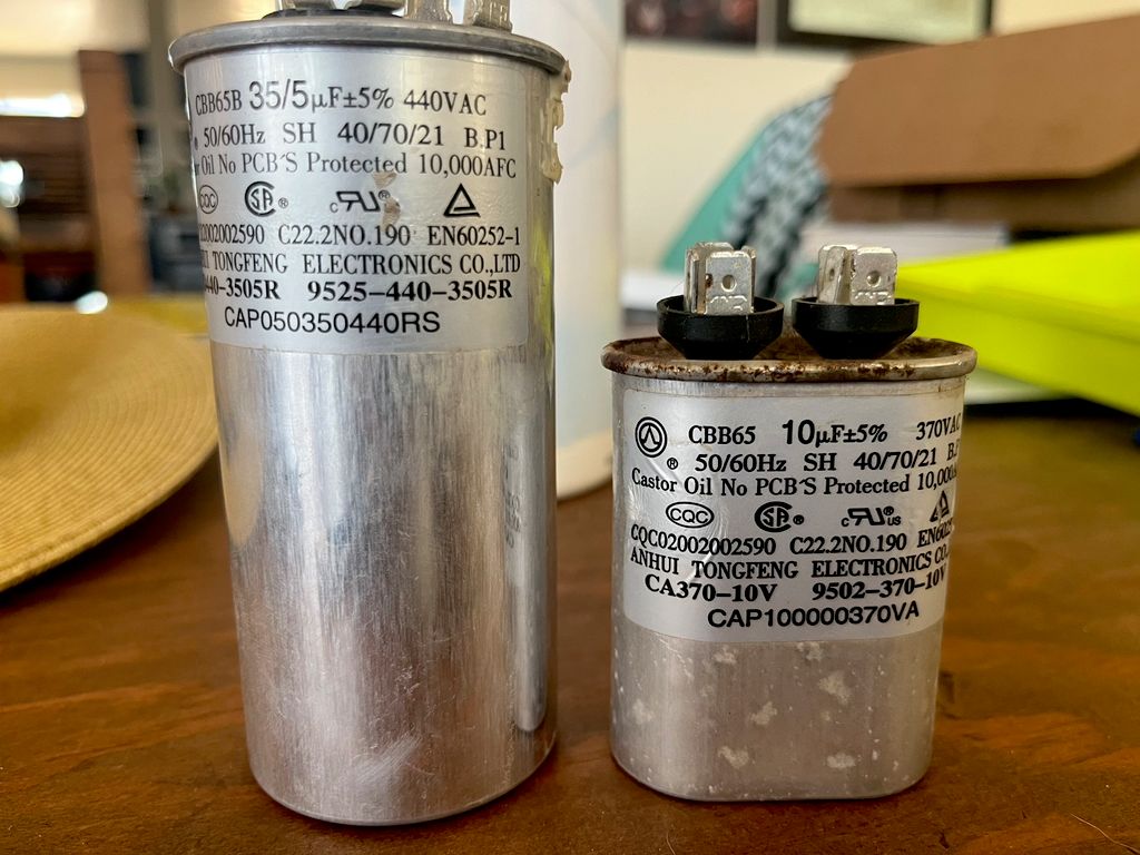 James was great!  Replaced some very old capacitor