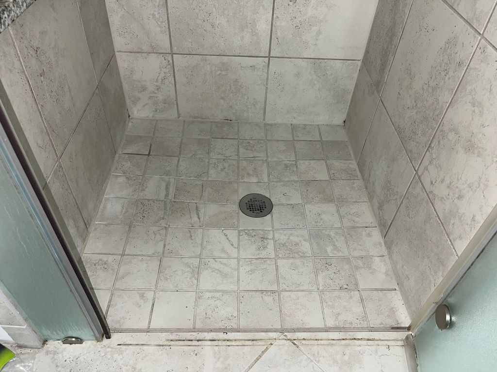 The customer wanted the shower recaulked along the
