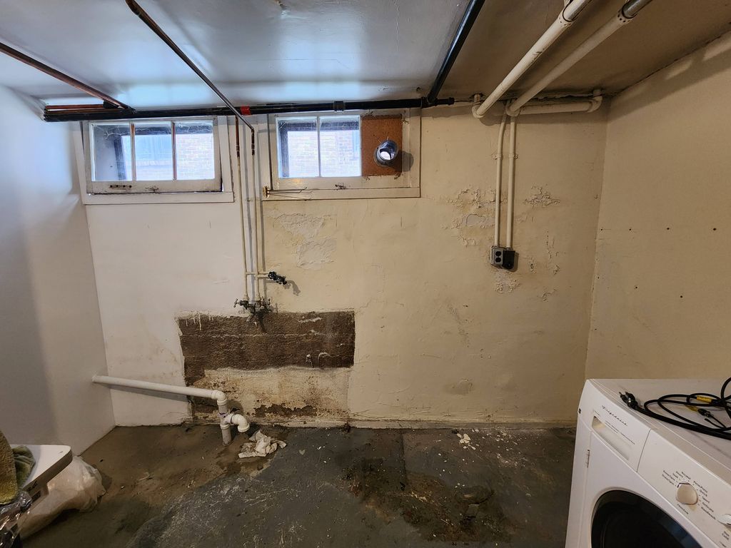 Drywall job before picture