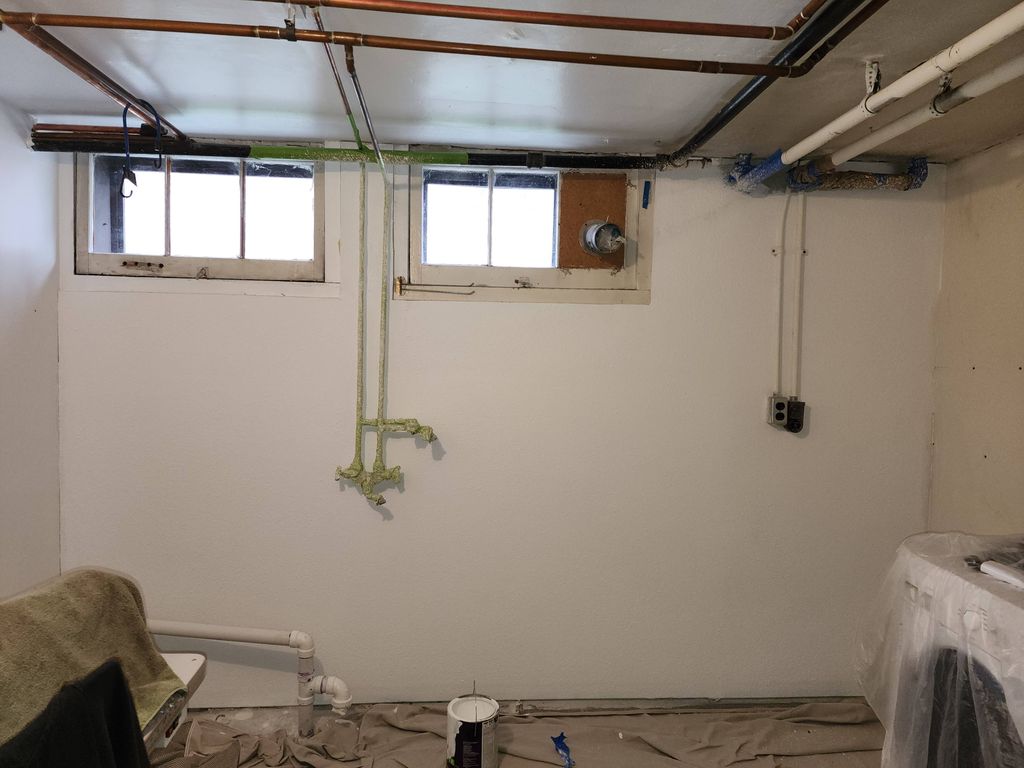 Drywall job after photo