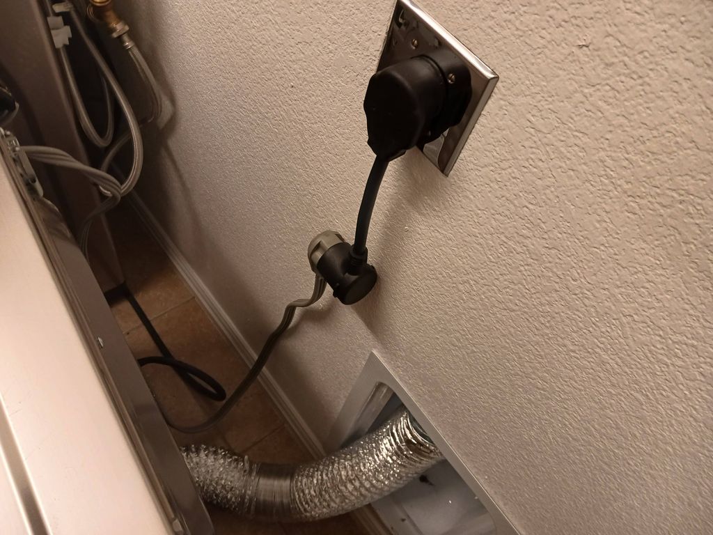 dryer hookup and install