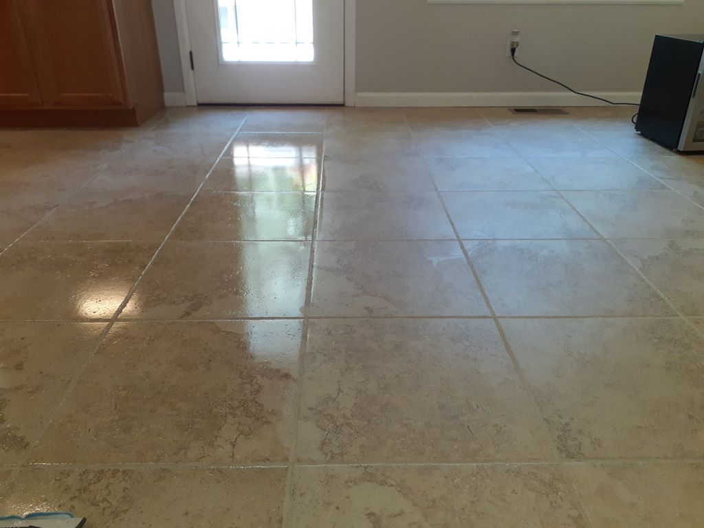 Tile and grout cleaning and sealing. 