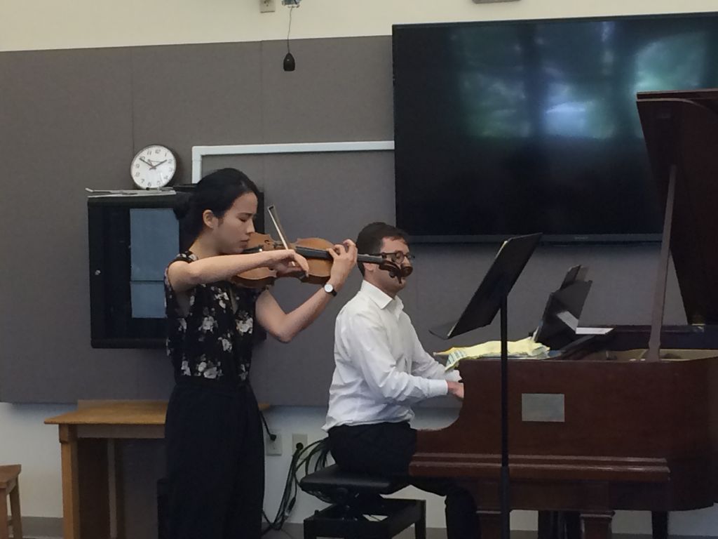 Graduate recital, violin