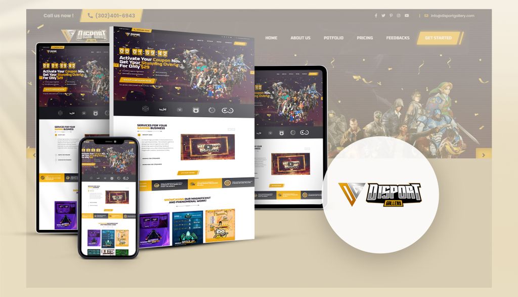 Gaming Website Design