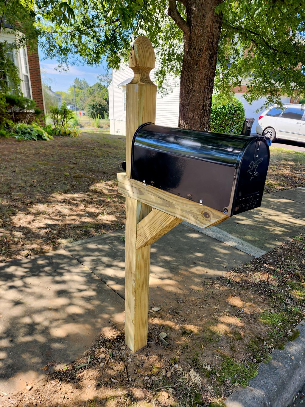 I needed a mailbox and it's post replaced immediat