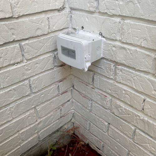 Very happy with the outdoor outlet that was instal