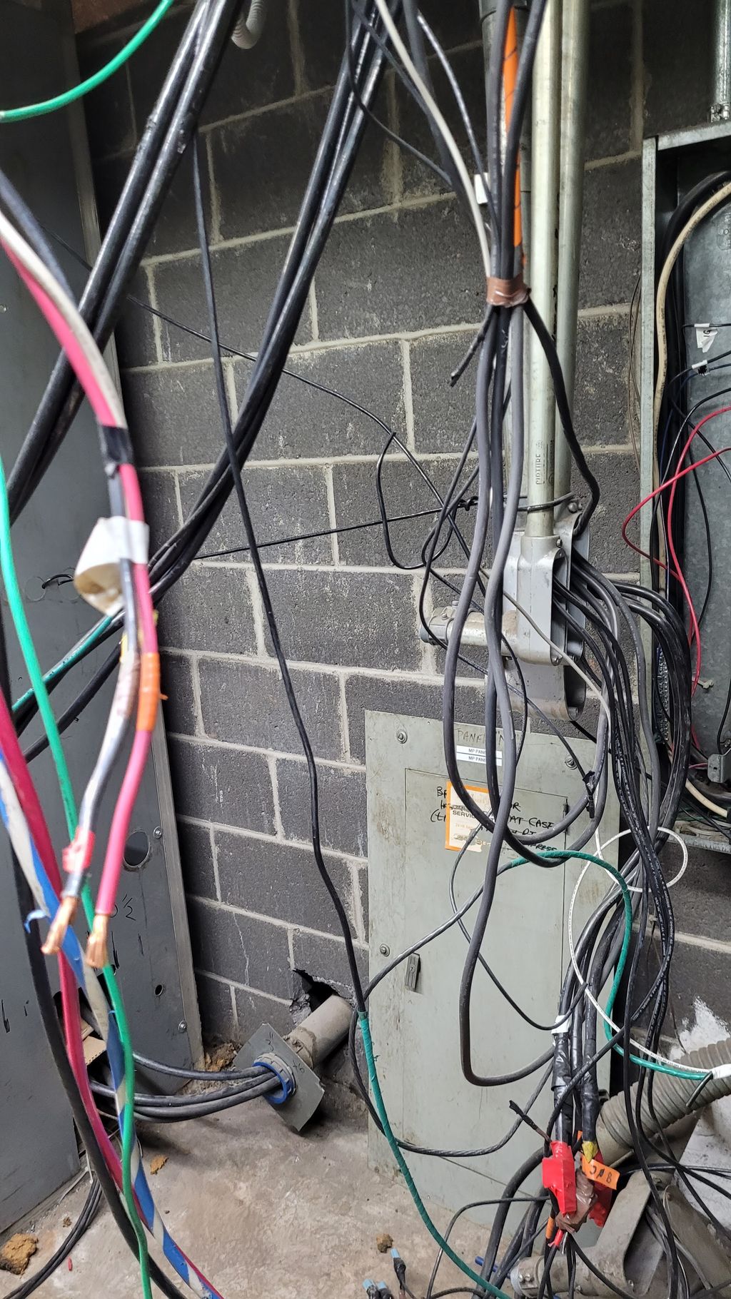 electric panel upgrade(before)