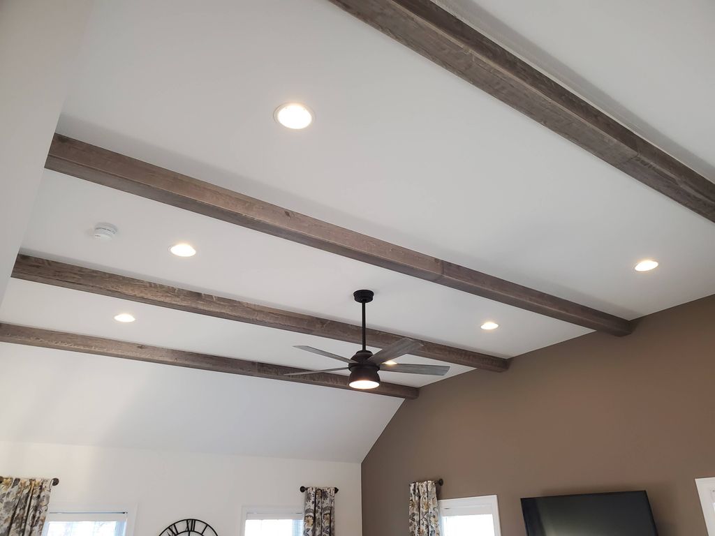 Faux beam installation 