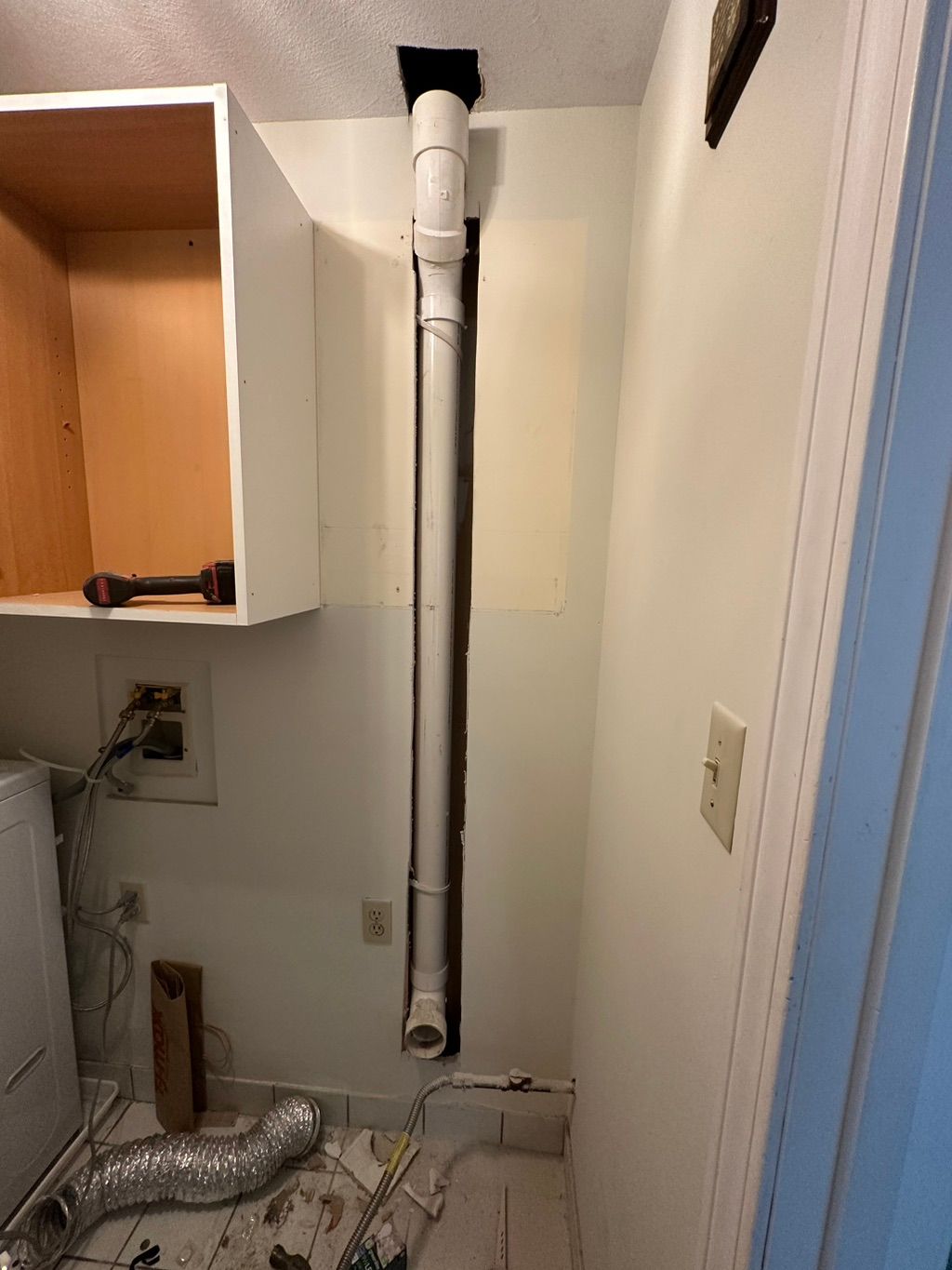 Pvc should not be used for a dryer vent.