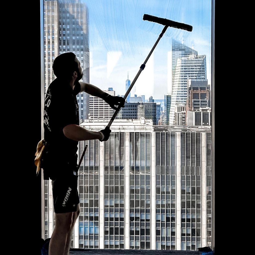 Spotless window cleaning