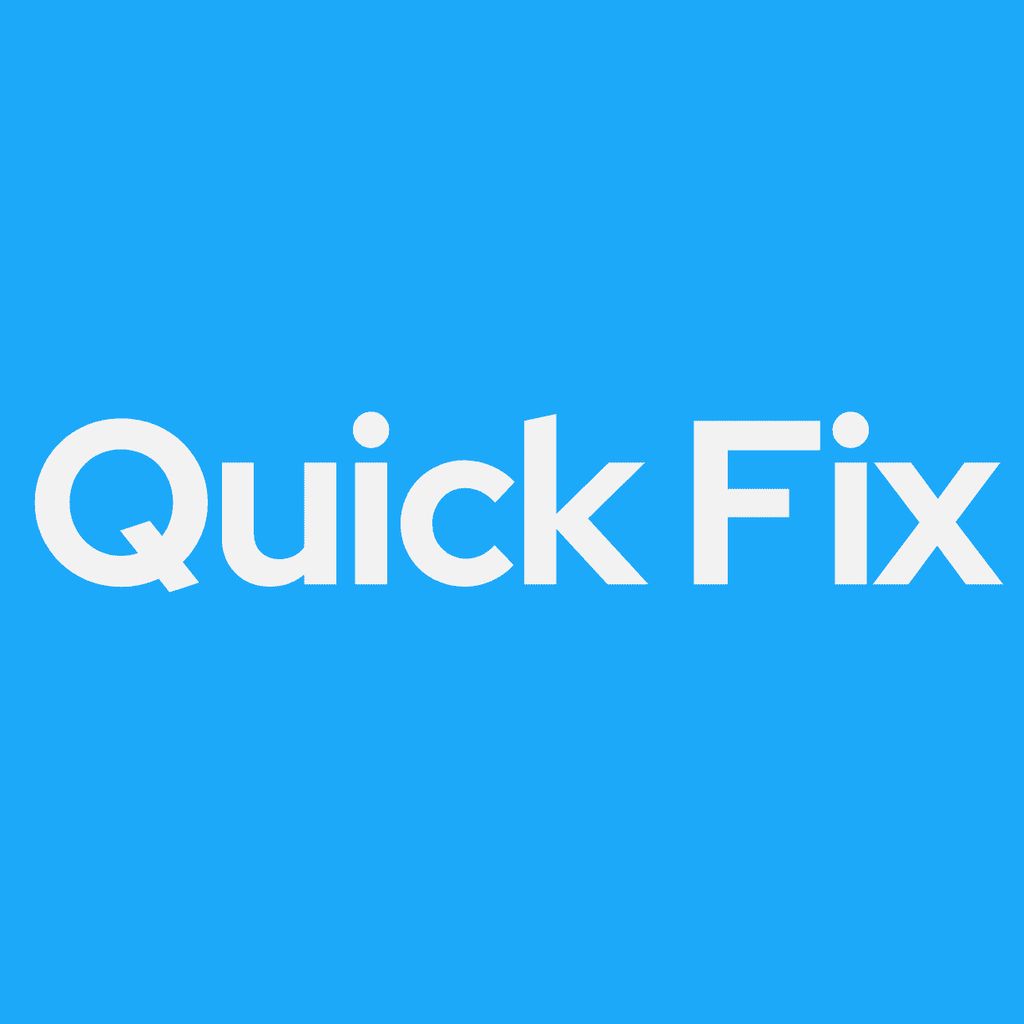 Quick Fix appliances repair