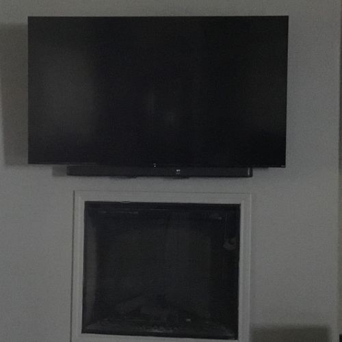 I initially requested that 1 TV be mounted, then l